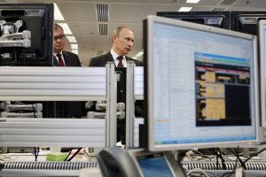 Путин в банке ВТБ